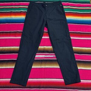 Lululemon Mens 31x29.5 Commission Pant Slim Warpstreme Obsidian Grey M5522S‎